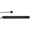 PDU Logilink 9x Schuko, Cablu 2m, Negru