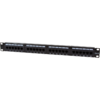 Patch Panel Logilink UTP, CAT6, 24 porturi, Black