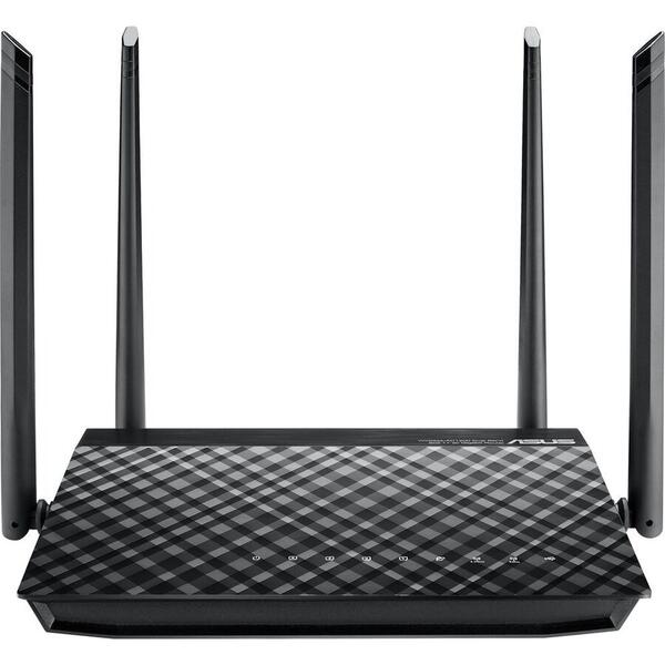 Router Wireless Asus RT-AC1200GU, 4x LAN, 1x WAN