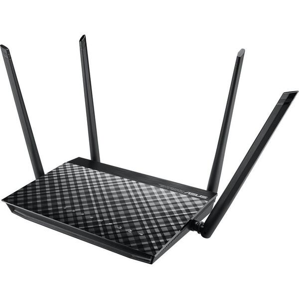 Router Wireless Asus RT-AC1200GU, 4x LAN, 1x WAN