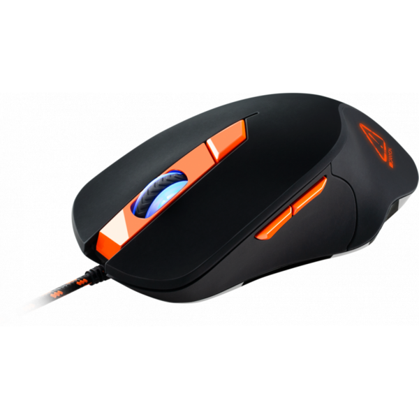 Mouse gaming Canyon Eclector RGB, USB, Black-Orange