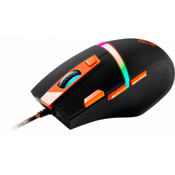 Mouse gaming Canyon Sulaco RGB, USB, Black-Orange