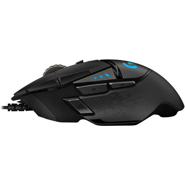 Mouse gaming Logitech G502 HERO, USB, Black