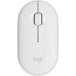 Mouse Logitech Pebble M350, Wireless, Bluetooth, Alb