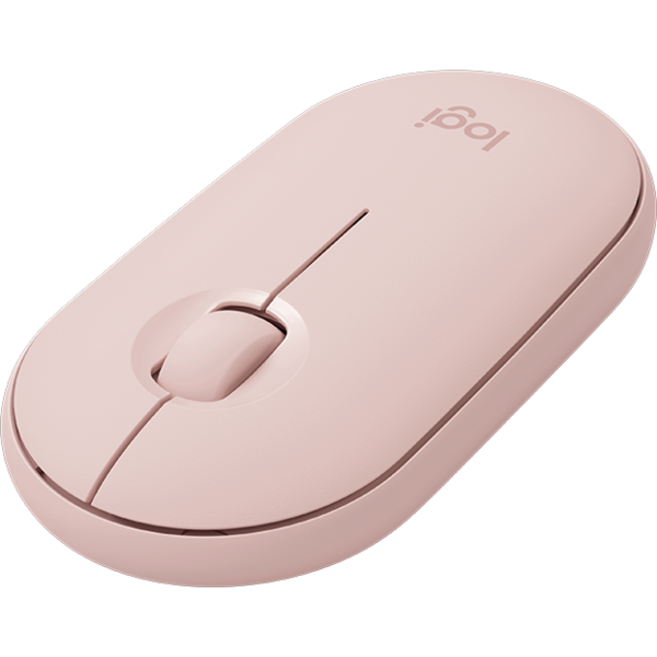 Mouse Logitech Pebble M350, Wireless, Bluetooth, Rose