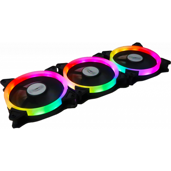 Ventilator PC Floston AURORA RGB 3 fan kit, 120mm