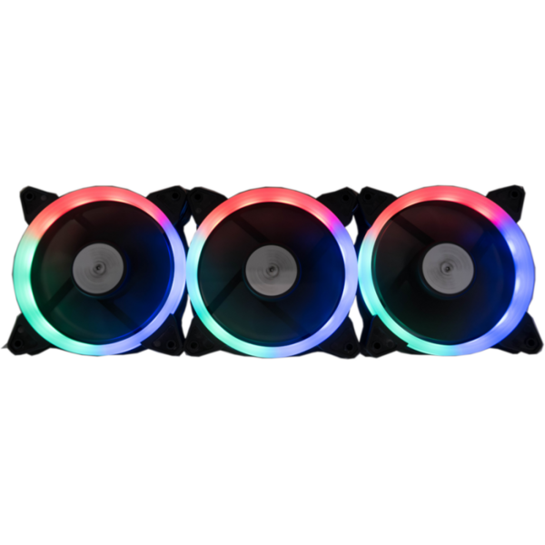 Ventilator PC Floston AURORA RGB 3 fan kit, 120mm