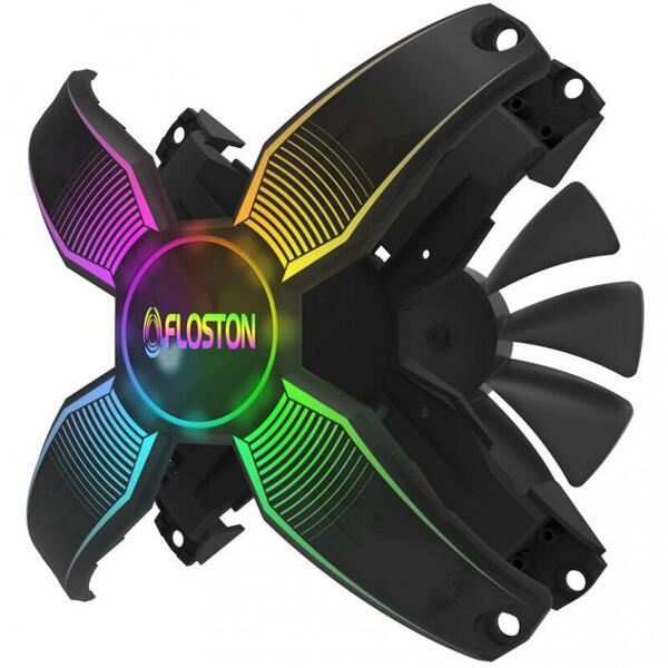 Ventilator PC Floston Frameless Gaming RGB, 120mm