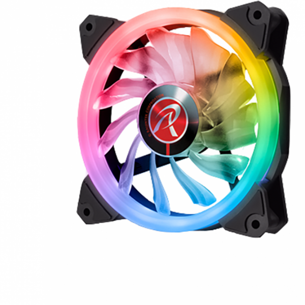 Ventilator PC RAIJINTEK IRIS 12 Rainbow RGB Orcus LED, 120mm
