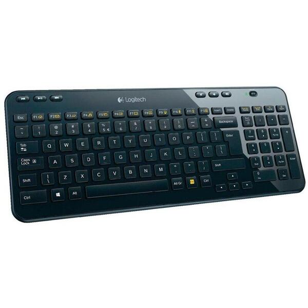 Tastatura Logitech Wireless K360, USB, Black