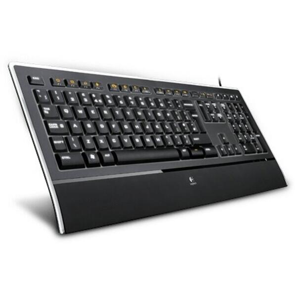 Tastatura Logitech K740, USB, Black