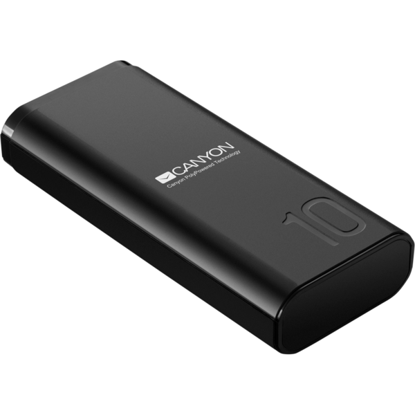 Baterie externa Canyon CNE-CPB010B, 10000mAh, 1x USB, Black