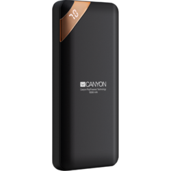Baterie externa Canyon CNE-CPBP10B, 10000mAh, 2x USB-C, Black