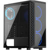 Carcasa Silentium PC Signum SG1X TG RGB, Tempered Glass, MiddleTower, Fara sursa, Negru