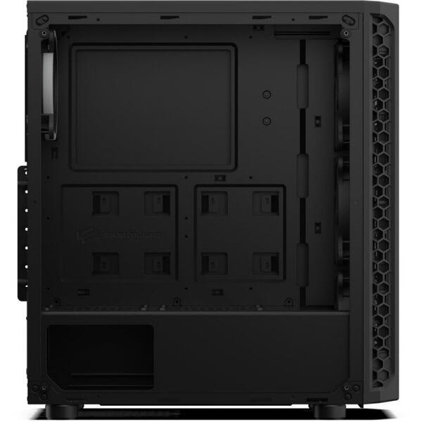 Carcasa Silentium PC Signum SG1X TG RGB, Tempered Glass, MiddleTower, Fara sursa, Negru