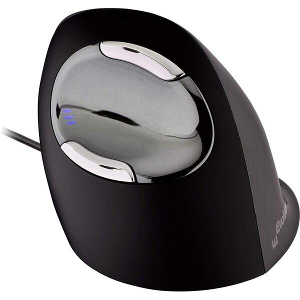 Mouse Evoluent VerticalMouse D Small, USB, Negru