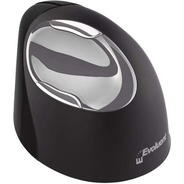 Mouse Evoluent VerticalMouse 4 Right Mac, Bluetooth, Negru