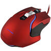 Mouse LC-Power M715R, USB, Red