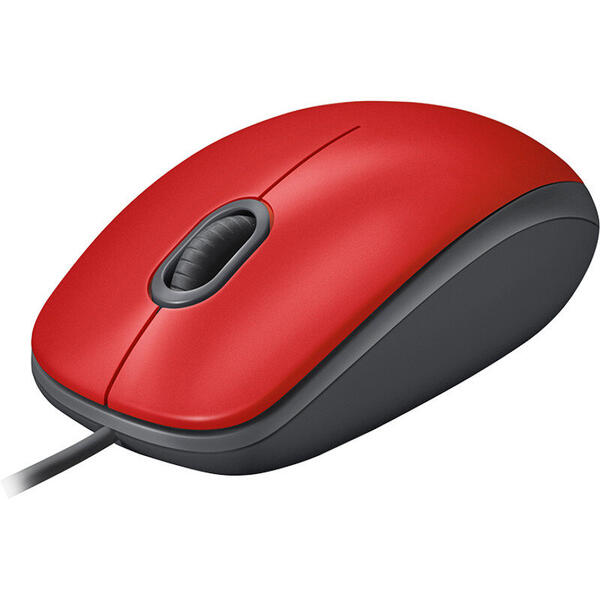 Mouse Logitech M110 Silent, USB, Red