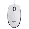 Mouse Logitech M100, USB, White