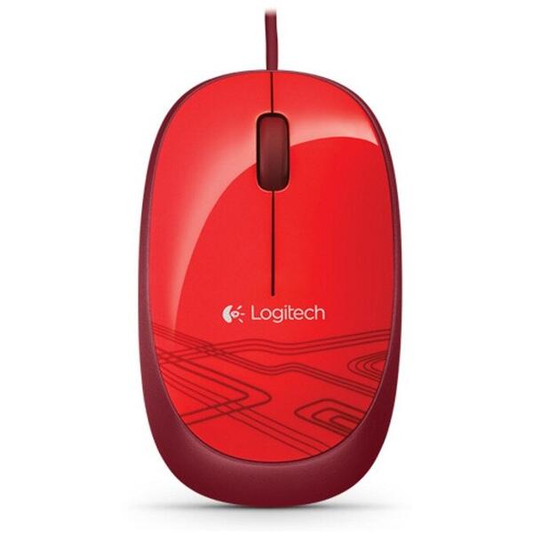 Mouse Logitech M105, USB, Red