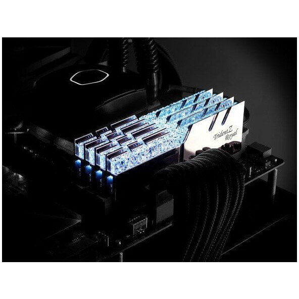 Memorie G.Skill Trident Z Royal RGB Silver 16GB DDR4 4800MHz CL18 1.5v Dual Channel Kit