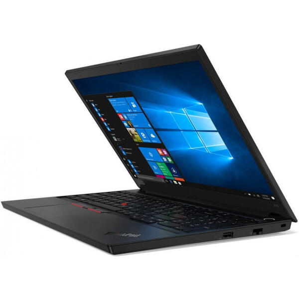 Laptop Lenovo ThinkPad E15, Intel Core i5-10210U, 15.6" FHD, 8GB RAM, 256GB SSD, Intel UHD Graphics, Windows 10 Pro, Black