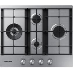 NA64H3041BS, Gaz, 4 arzatoare, Gratare de fonta, Arzator wok, 10.3 kW, Inox