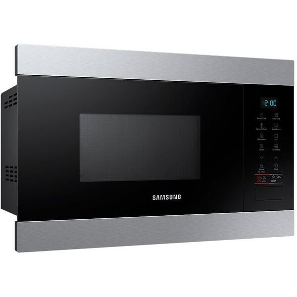 Cuptor cu microunde Samsung MG22M8074AT, 22 l, 850 W, Digital, Grill, Silver