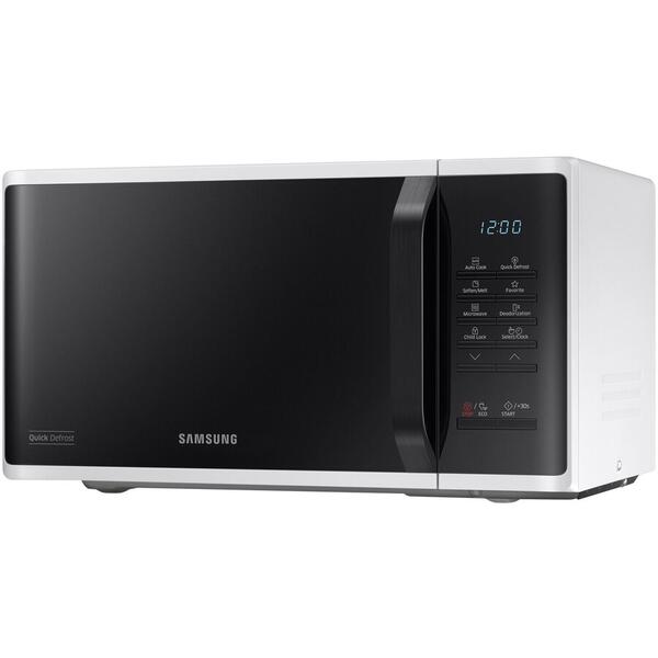 Cuptor cu microunde Samsung MS23K3513AW, 23 l, 800 W, Digital, Touch control, Alb