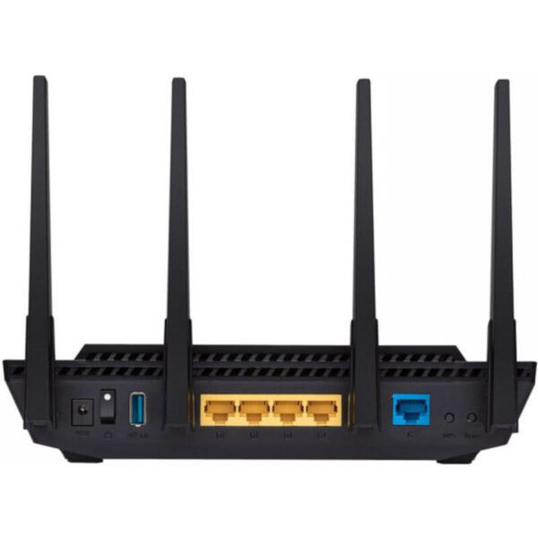 Router Wireless Asus Gigabit RT-AX58U AX3000 AiMesh Dual-Band, 4x LAN, 1x WAN