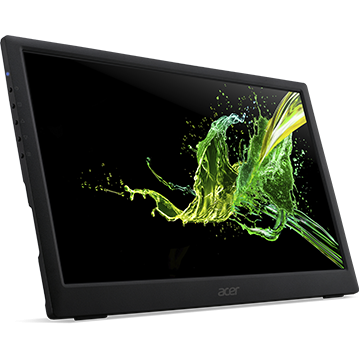 Monitor LED Acer PM161Q 15.6" FHD, 7 ms, Negru, 60 Hz