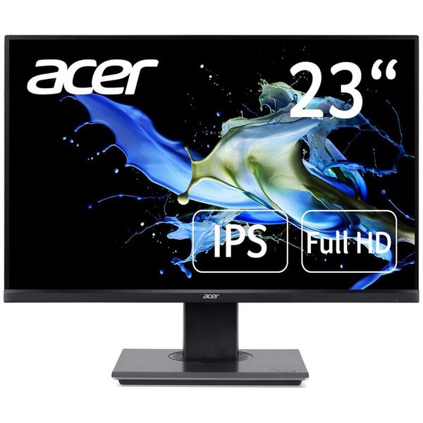 Monitor LED Acer BW237Qbmiprx, 23" FHD+, 4 ms, Negru, 75 Hz