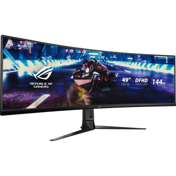 Monitor LED Asus Gaming ROG XG49VQ, Curbat, 49 inch, 4 ms, Black, FreeSync, 144Hz