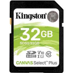 Card Memorie Kingston SDHC 32GB Canvas Select Plus, SDS2/32GB
