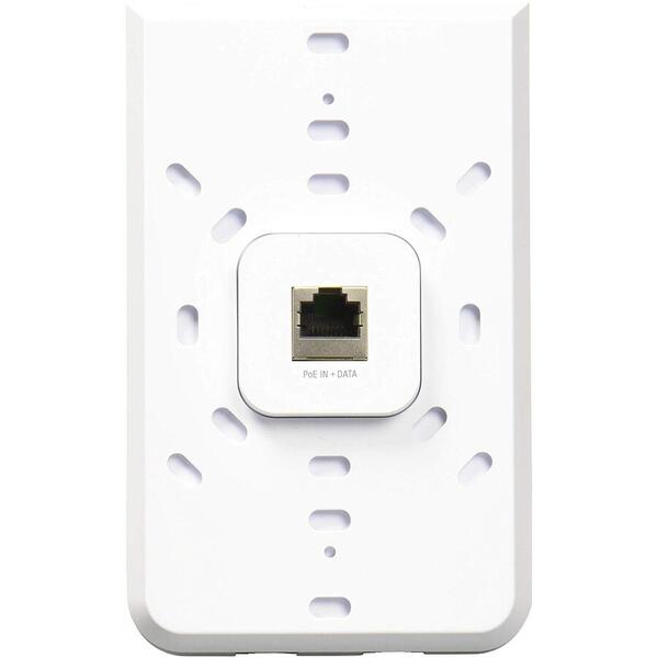 Access Point Ubiquiti UniFi AC In-Wall UAP-AC-IW, 802.11 a/b/g/n/ac, 3 x RJ-45, 300Mbps + 867Mbps Pachet 5 buc