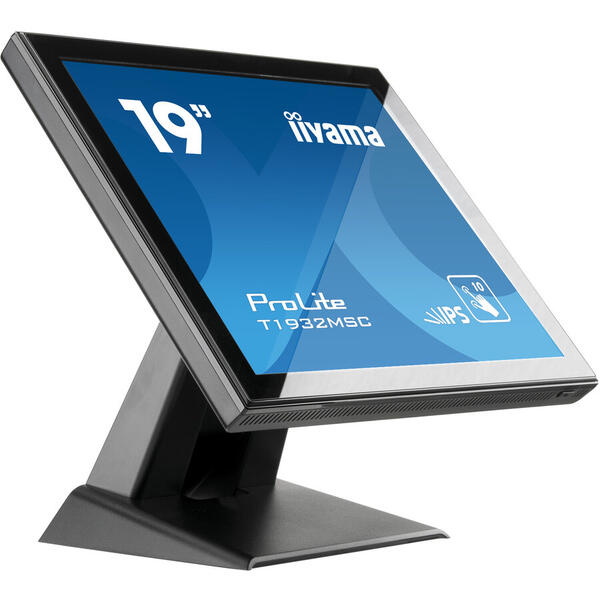 Monitor LED IIyama PROLITE T1932MSC-B5X, 19 inch, Touch, 14 ms, Black