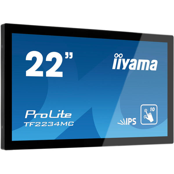 Monitor LED IIyama PROLITE TF2234MC-B6X, 21.5 FHD Touch, 8 ms, Black