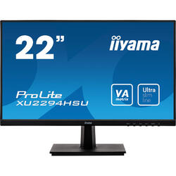 Monitor LED IIyama PROLITE XU2294HSU-B1, 21.5" FHD, 4 ms, Black, 75 Hz