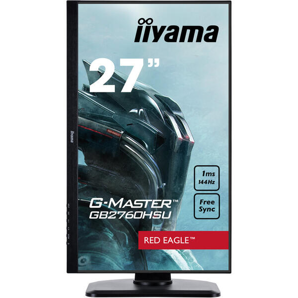 Monitor LED IIyama G-MASTER GB2760HSU-B1, 27" FHD, 1 ms, Black, 144 Hz