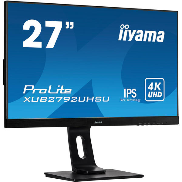 Monitor LED IIyama PROLITE XUB2792UHSU-B1, 27" 4K UHD, 4 ms, Black