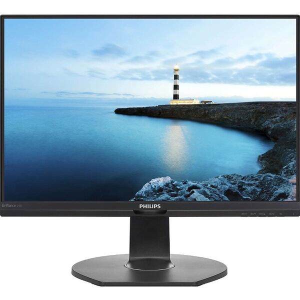 Monitor LED Philips 240B7QPTEB, 24.1 inch, 5 ms, Black, 60 Hz