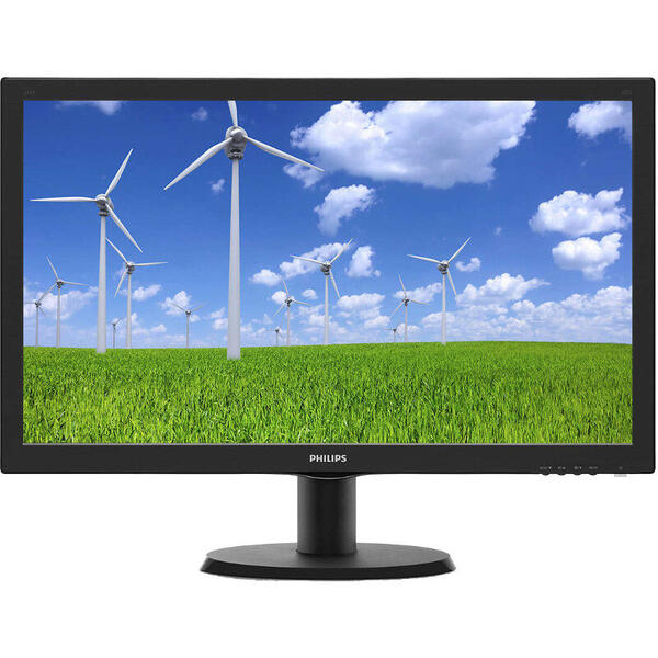 Monitor LED Philips 243S5LDAB, 23.6 inch FHD, 1 ms, Black, 60Hz