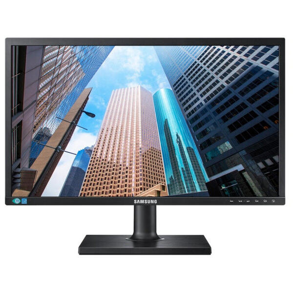 Monitor LED Samsung LS24E65UPLC/EN, 23.6 inch FHD, 4 ms, Negru, 60 Hz