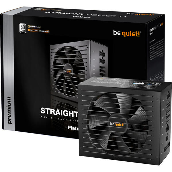 Sursa be quiet! STRAIGHT POWER 11, Certificare 80+ Platinum, Modulara, 550W