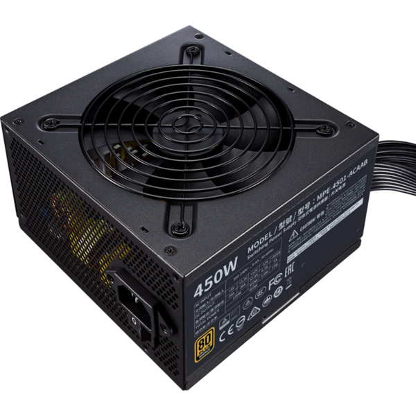 Sursa Cooler Master MWE Bronze 450 V2, ATX, Certificare 80+ Bronze, 450W