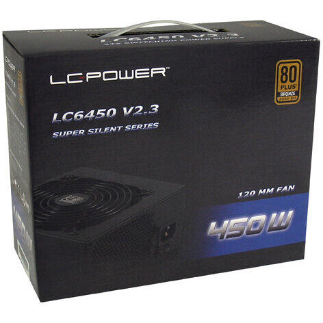 Sursa LC-Power LC6450 V2.3, ATX, Certificare 80+ Bronze, 450W