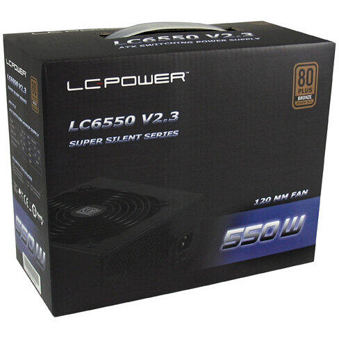 Sursa LC-Power LC6550 V2.3, ATX, Certificare 80+ Bronze, 550W