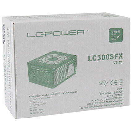 Sursa LC-Power LC300SFX V3.21, SFX, PFC Activ, 300W