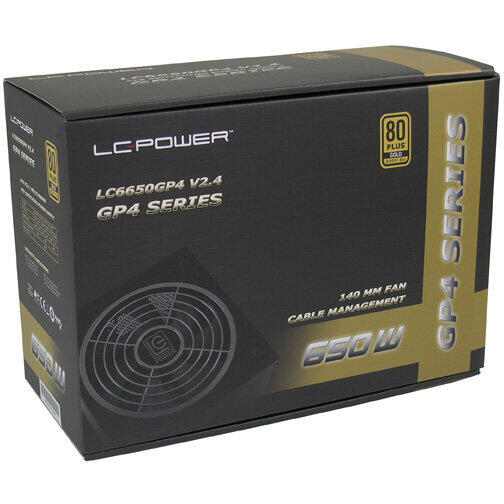 Sursa LC-Power LC6650GP4 V2.4, ATX, Certificare 80+ Gold, Modulara, 650W